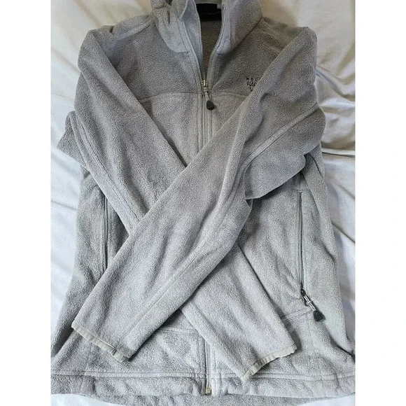 Mountain Hardwear Womens Jacket Size Small Gray Pyxis Fleece Full Zip Mock Neck - Picture 6 of 7